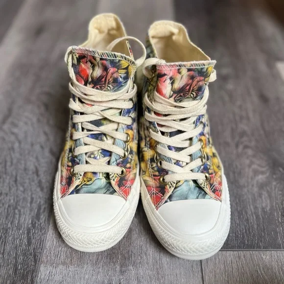 Converse Chuck Taylor All Star Lux Hi ‘Floral’ Hidden wedge - Picture 2 of 6